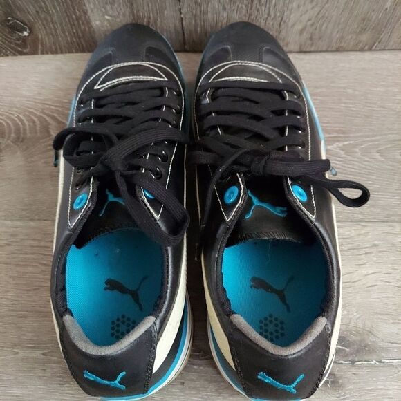 Puma IdCELL Golf Shoes Soft Spike Black Shoe Size 9 - Picture 6 of 12